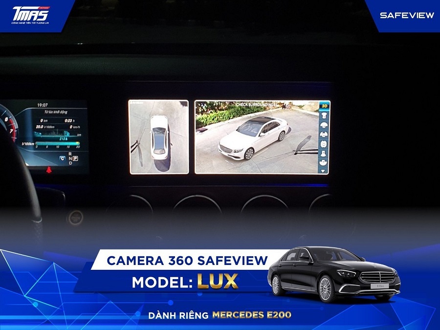 Camera 360 SAFEVIEW LUX dành riêng cho xe Mercedes