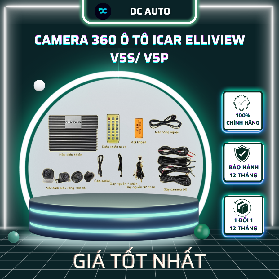 Camera 360 Ô Tô ICAR Elliview V5S/ V5P