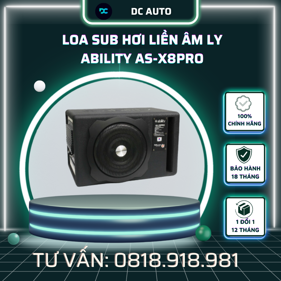 Loa sub hơi Ability AS-X8PRO