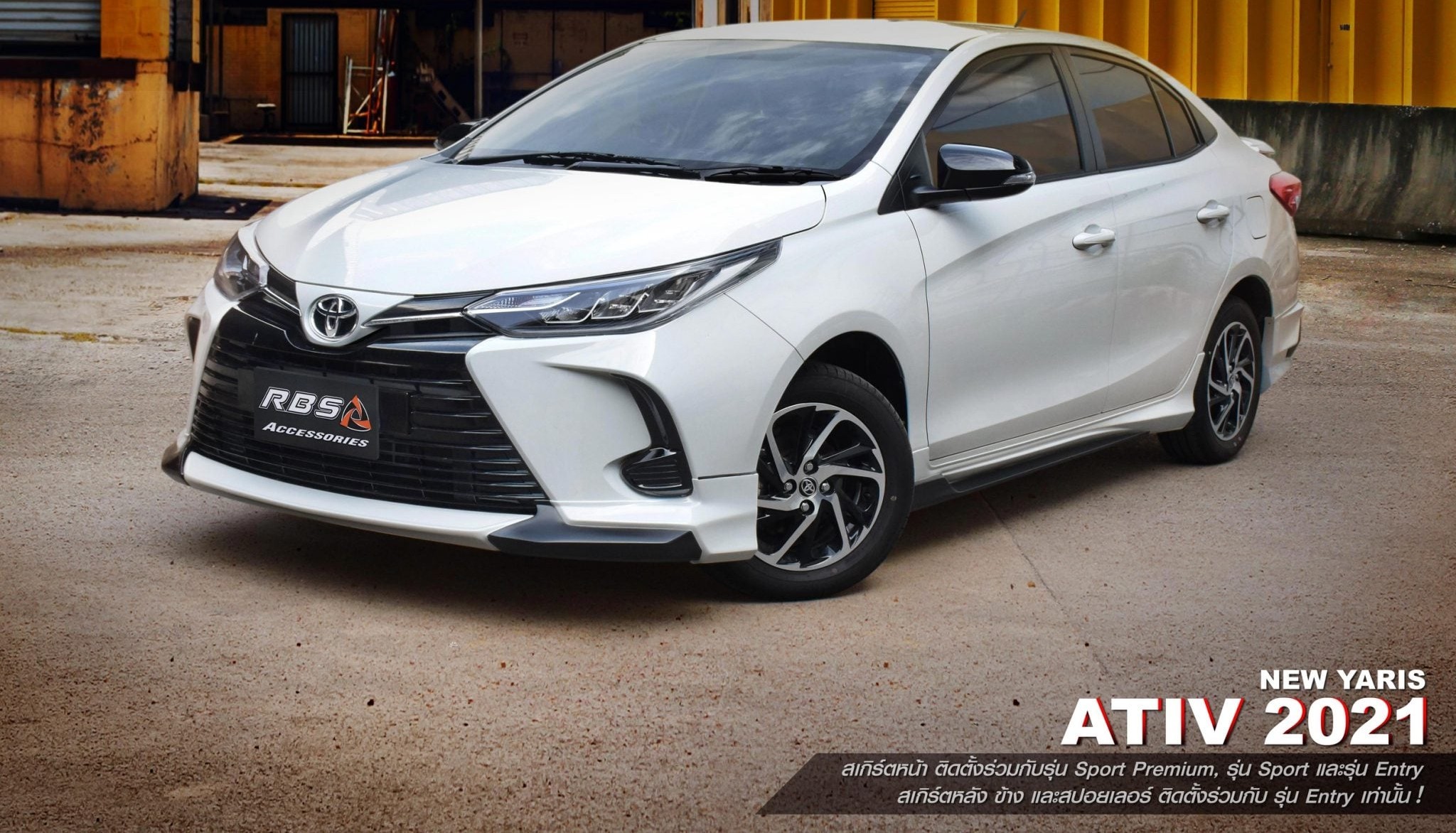 Body kit Toyota Vios chính hãng Thái Lan, Vios độ đẹp