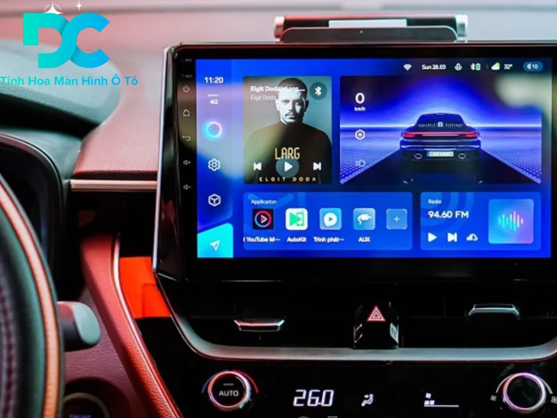 Các loại màn hình Android phù hợp với xe Toyota