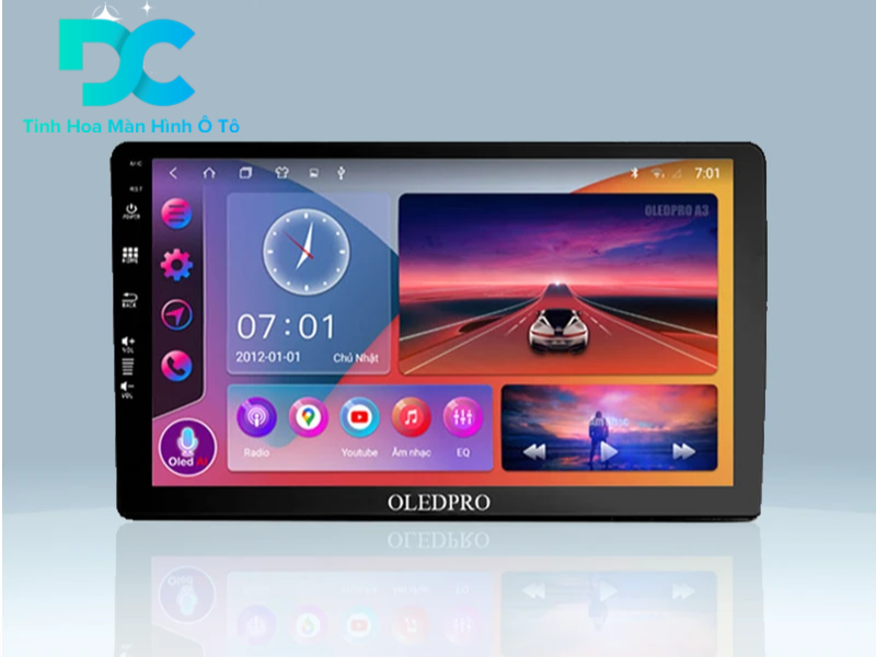 Màn hình ô tô tích hợp hệ điều hành Android mạnh mẽ