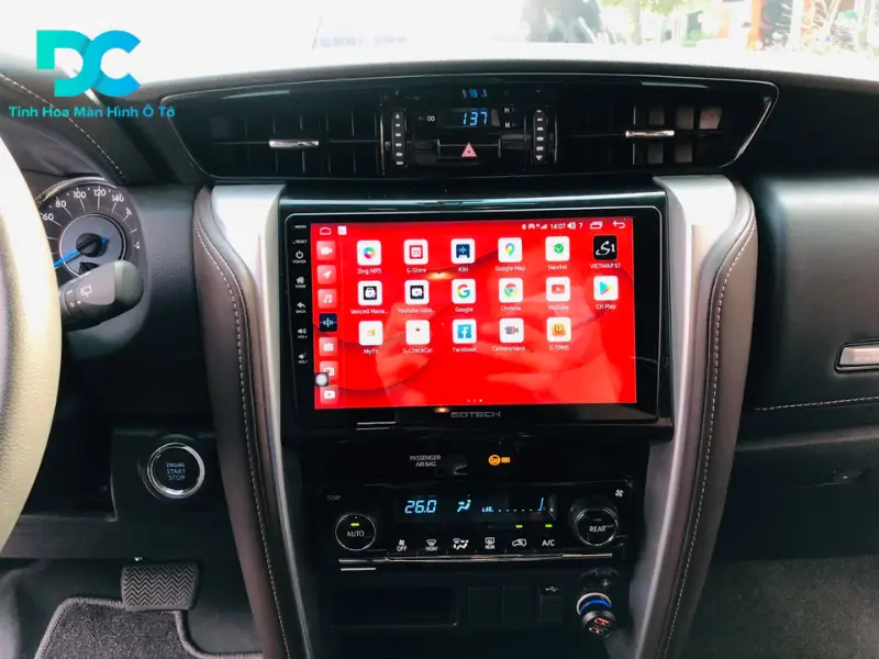 Màn hình ô tô cho xe Toyota Fortuner Màn hình ô tô cho xe Toyota Fortuner