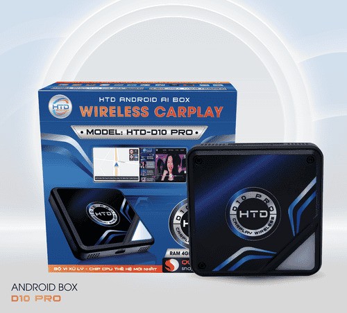Android box HTD cho ô tô D10 PRO dành cho xe điện và xe BMW  ram 8/128