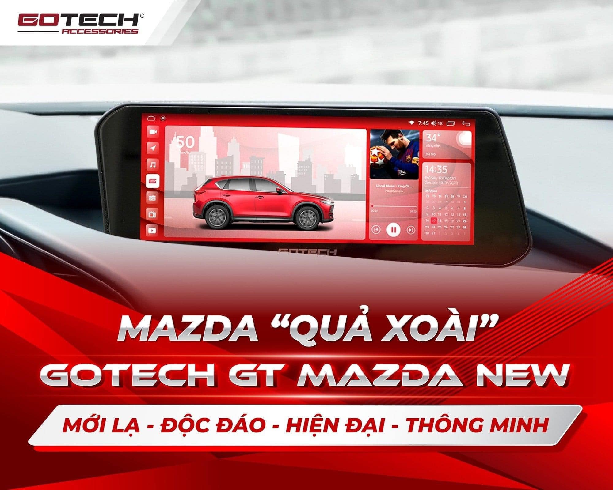 Màn hình Android GOTECH theo xe Mazda 3 2015- 2024 – 2 Hệ Điều Hành