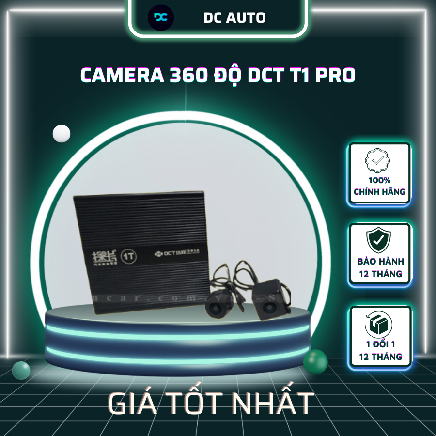 CAMERA 360 ĐỘ DCT T1 PRO DÀNH CHO XE Ô TÔ