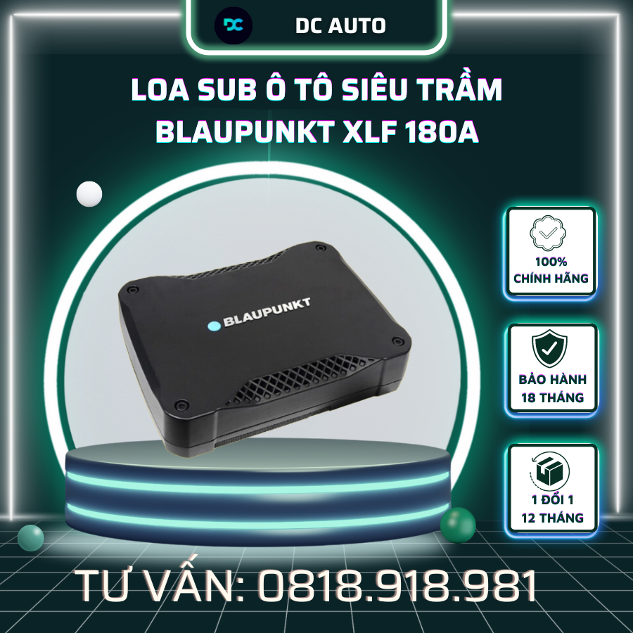 Loa Sub Ô Tô Siêu Trầm Blaupunkt XLF 180A 