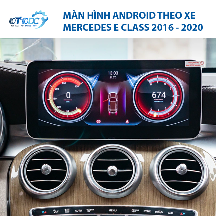 Màn Hình Android Theo Xe Mercedes E CLASS 2016 - 2020 | 12.3 inch | RAM 4/64G | BH 24 tháng