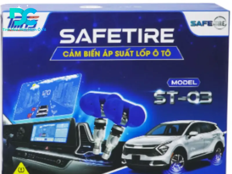 Các bước lắp đặt cảm biến áp suất lốp Safetire