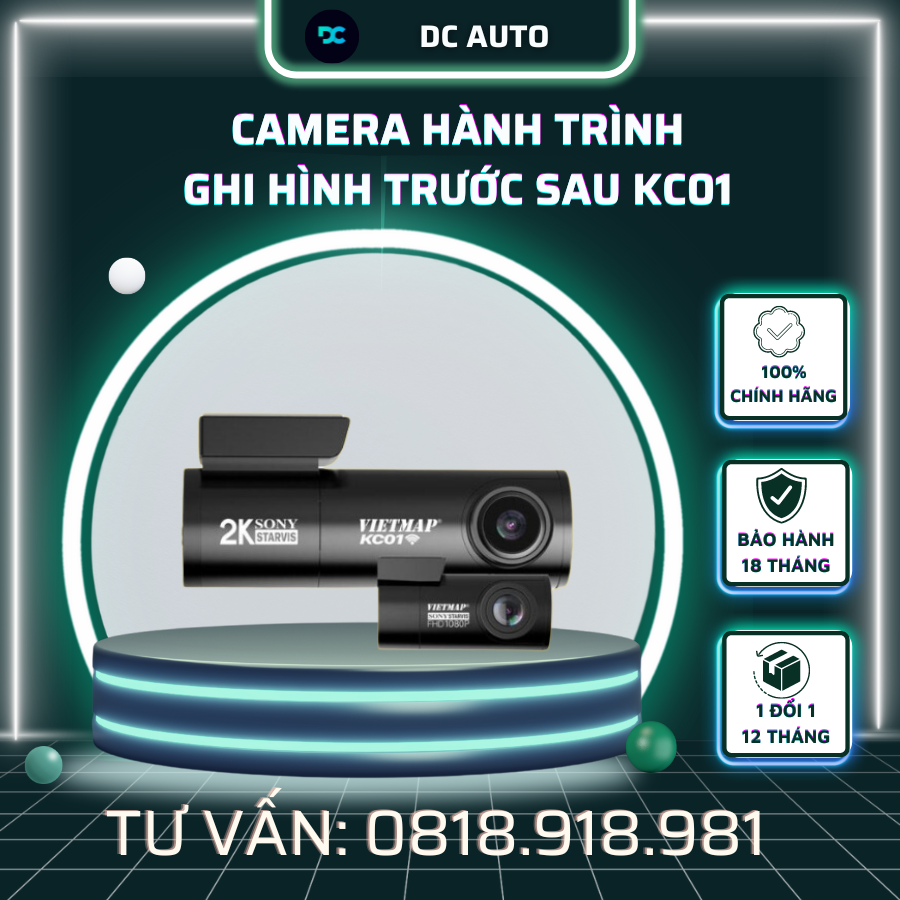 Camera hành trình VIETMAP KC01 | Cảnh Báo Giao Thông