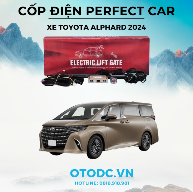 Cốp Điện Xe Toyota Alphard 2024 Hiệu Perfect Car 