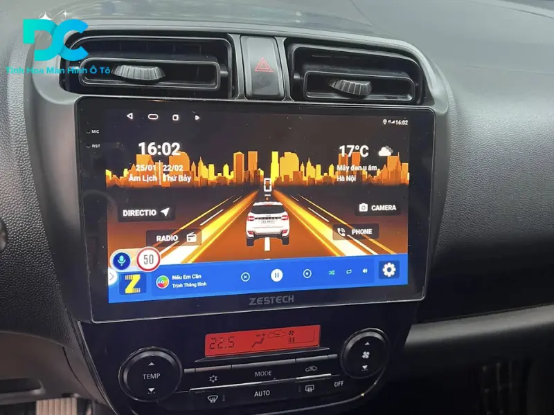 Màn hình ô tô cho xe Mitsubishi Attrage Màn hình ô tô cho xe Mitsubishi Attrage