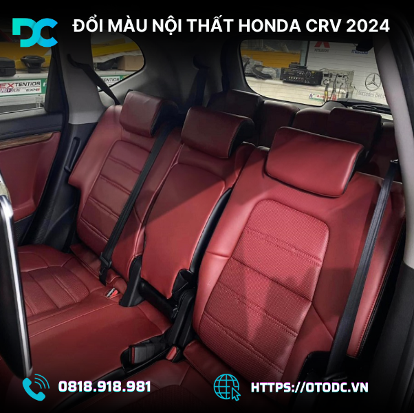 Đổi Màu Nội Thất Honda CRV 2024 – Trải Nghiệm Đẳng Cấp, Bền Vững Theo Thời Gian