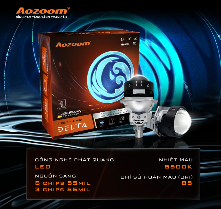 Bi led Aozoom DELTA LIGHTS