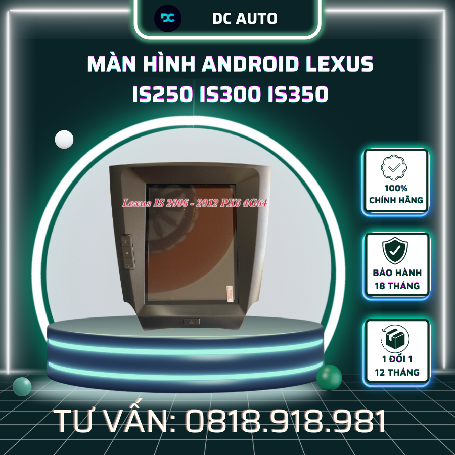 Màn Hình Android Lexus IS250 IS300 IS350