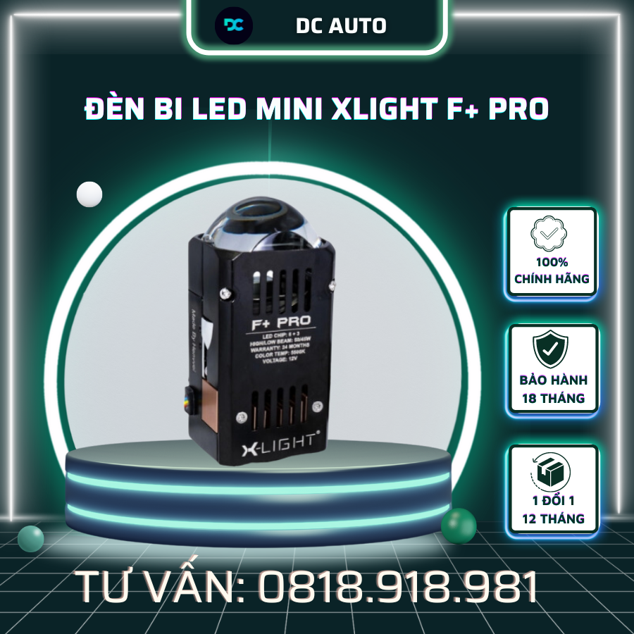 Đèn Bi Led Mini Xlight F+ Pro 
