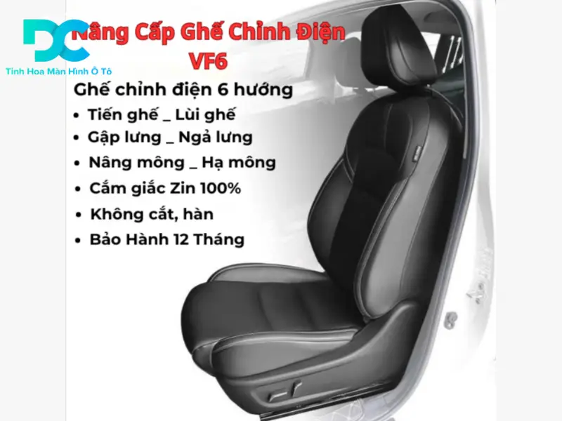 Ghế chỉnh điện VF6 6 hướng