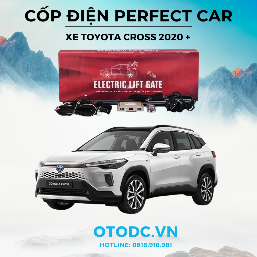 Cốp Điện Xe Toyota Cross 2020 + Chính Hãng Perfect Car