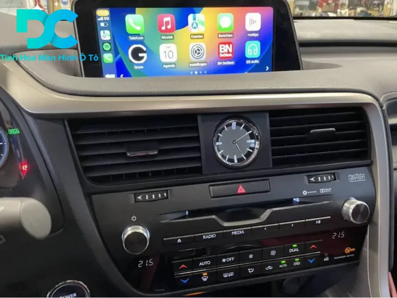 Interface Carplay/Android Auto dành cho xe Lexus