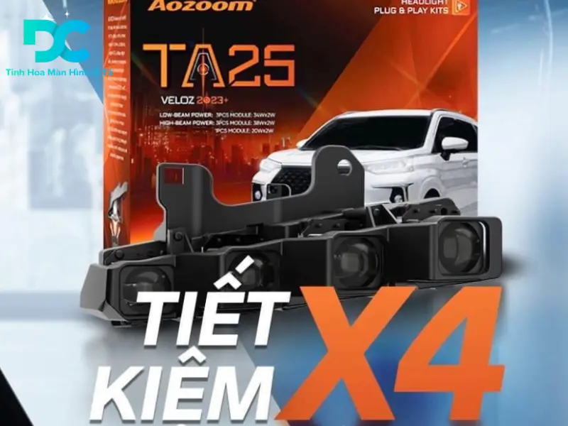Quy trình lắp đặt cụm đèn TA25 tại OTO DC