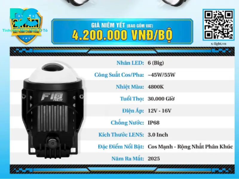 Bi Gầm X-Light F10 New