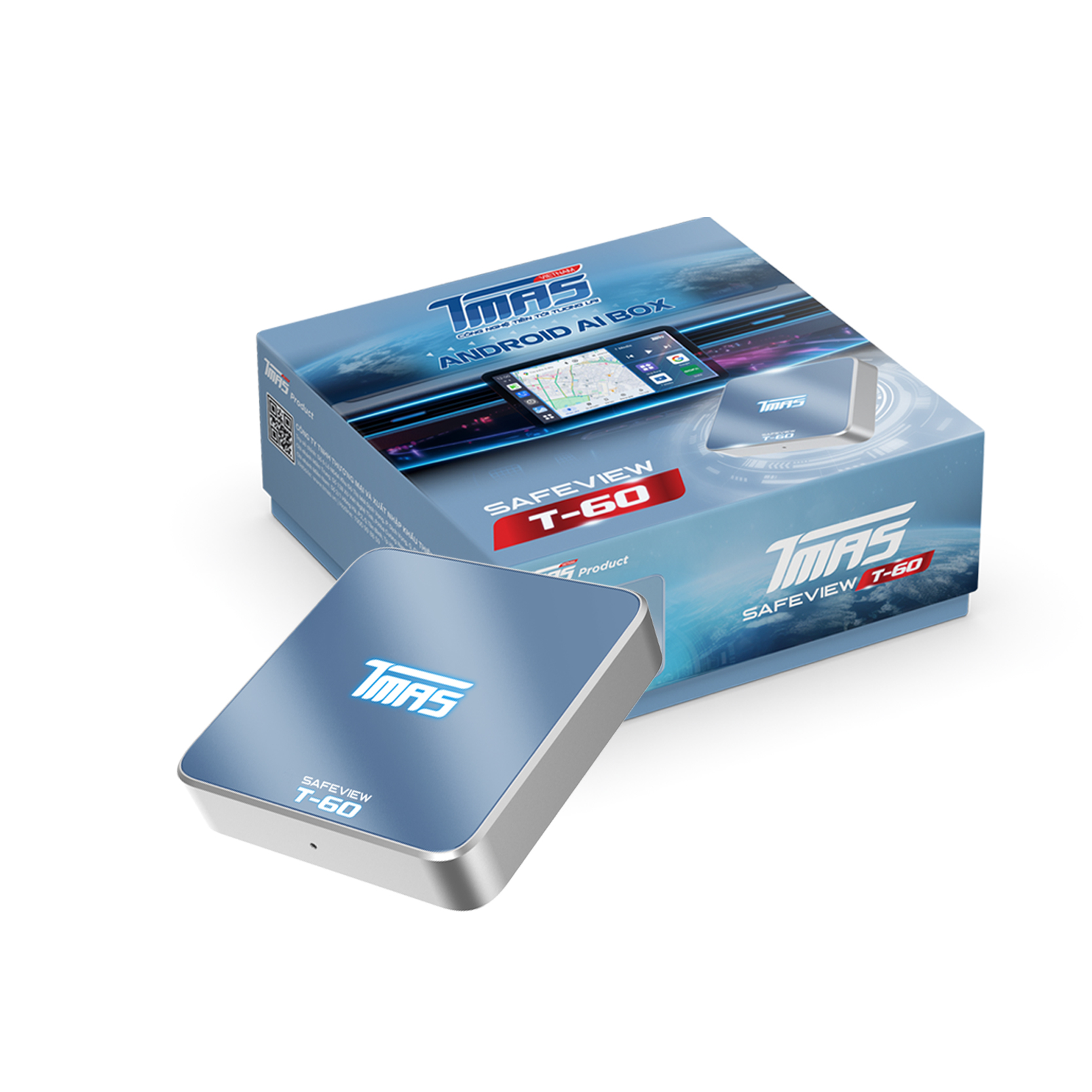 Android AI Box TMAS T-90 PRO dành riêng cho xe điện VINFAST 