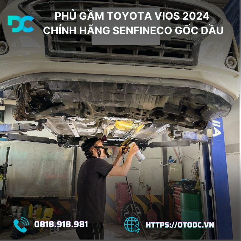 Phủ Gầm Toyota Vios 2024 Chính Hãng Senfineco Gốc Dầu: Bảo Vệ Tối Ưu Cho Xế Yêu