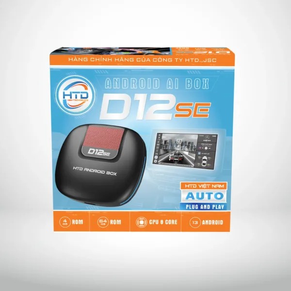 Android box HTD cho ô tô D12SE 