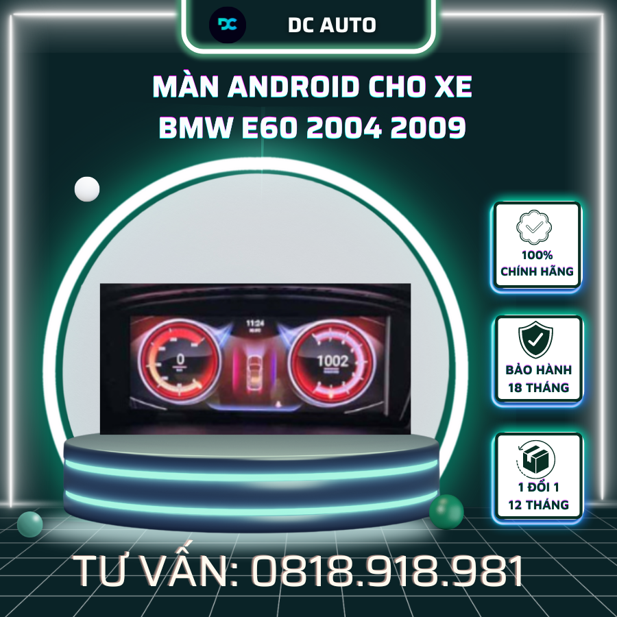 Màn Android cho xe BMW E60 2004 2009