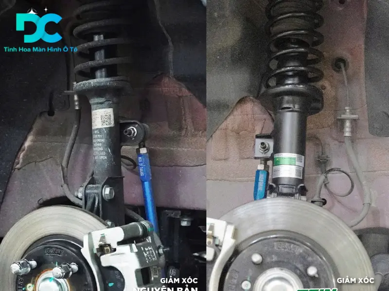 So sánh chi tiết Phuộc TEIN Basic với phuộc nguyên bản VF3