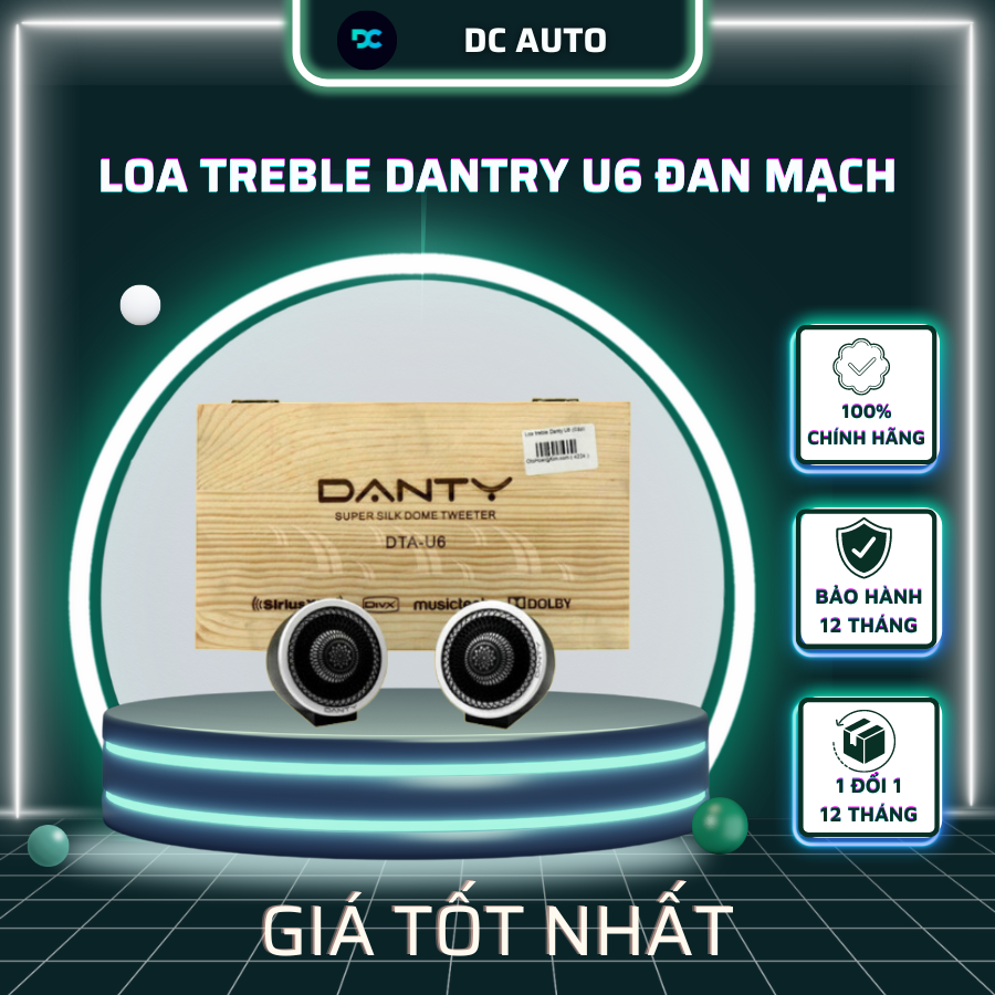 Loa Treble Dantry U6 Đan Mạch Dành Cho Ô Tô 