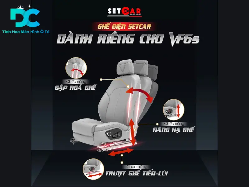 Các lợi ích vượt trội khi nâng cấp ghế chỉnh điện 6 hướng
