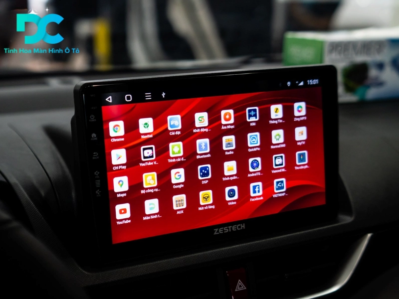 Màn hình Zestech được thiết kế với tính năng hỗ trợ đa nhiệm