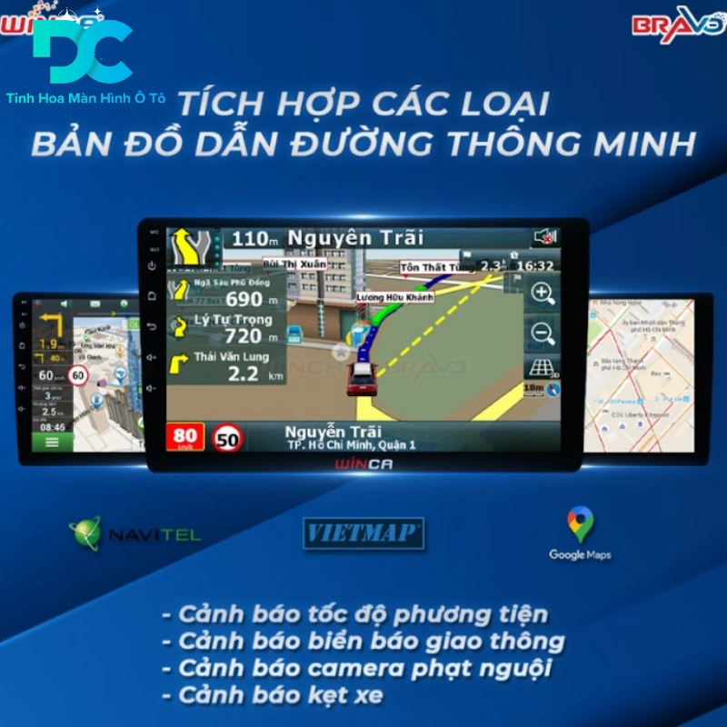 Màn hình android Winca S200+ giải trí đa phương tiện và điều khiển thông minh