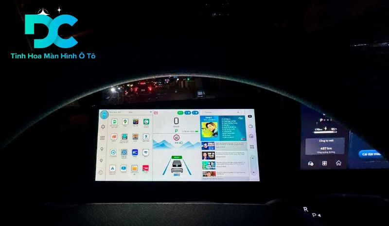 Quy trình lắp đặt Màn hình Cluster VF 3 Android tại OTO DC
