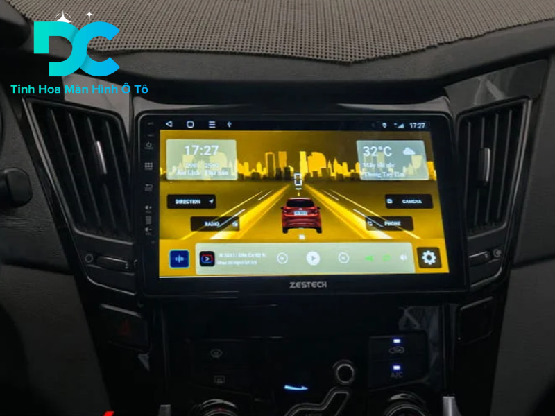 Màn hình ô tô Zestech có giao diện thân thiện và độ ổn định cao