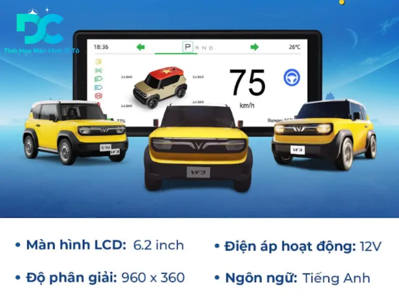 màn hình odo vf3