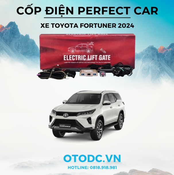 Cốp Điện Xe Toyota Fortuner 2024 Hiệu Perfect Car 