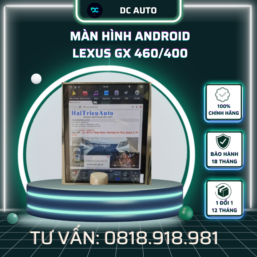 Màn Hình Android Lexus GX 460/400