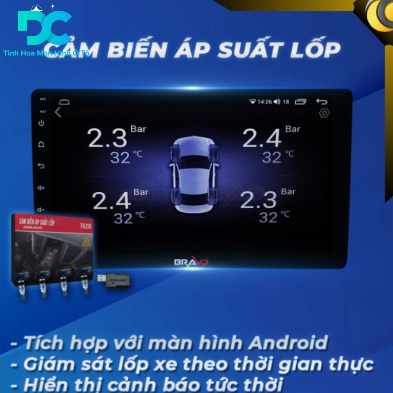 Màn hình Winca Bravo B10 Lite tích hợp các tính năng an toàn thông minh