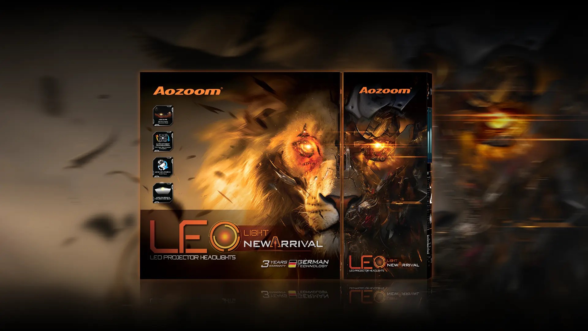 Bi Led 3 inch Aozoom LEO LIGHT NEW ARRIVAL công suất 70/78w