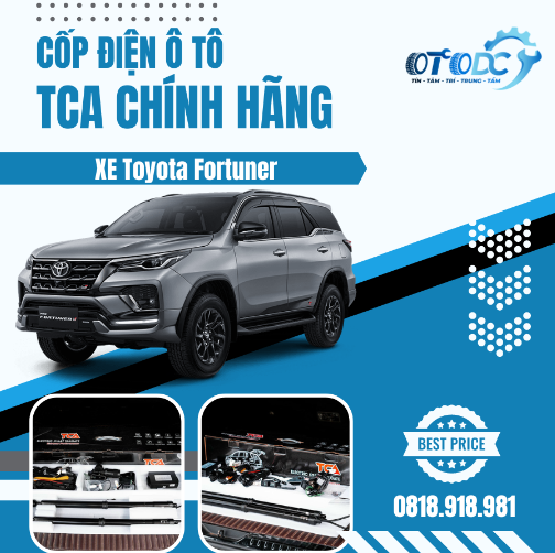 Cốp Điện Toyota Fortuner Hiệu TCA