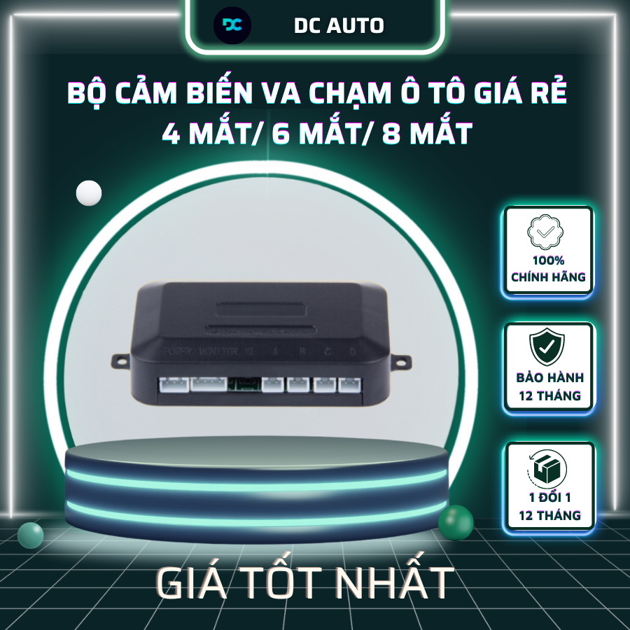 Bộ Cảm Biến Va Chạm Ô Tô Giá Rẻ 4 mắt/ 6 mắt/ 8 mắt