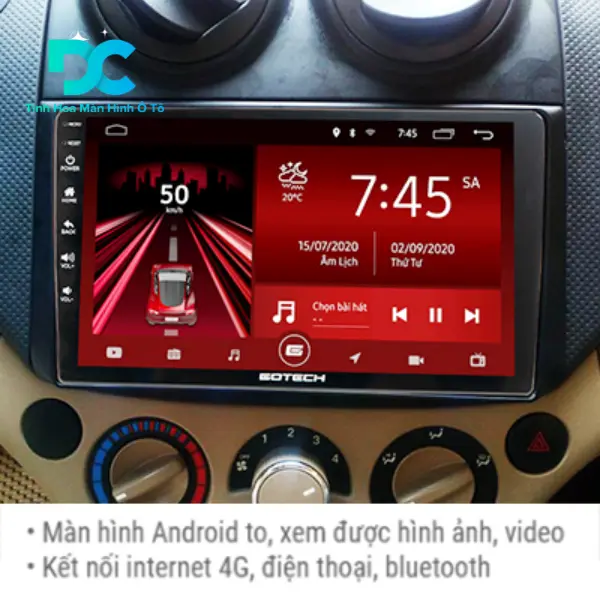 Màn hình ô tô Aveo Gotech