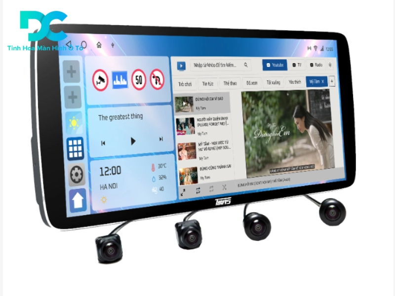 Trải nghiệm giải trí và tiện ích từ TMAS T600 PLUS 10.3 inch