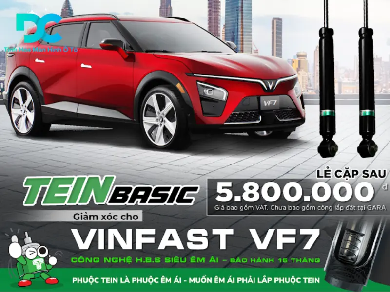 Phuộc giảm xóc TEIN cho Vinfast VF7