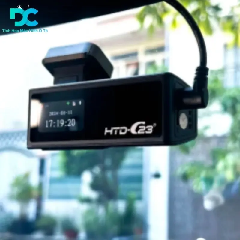 Camera hành trình HTD C-23 độ phân giải 4K, tích hợp tính năng ADAS