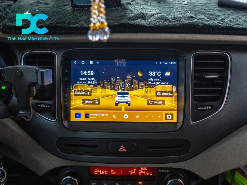 Tính năng vượt trội của màn hình Android xe Kia Rondo
