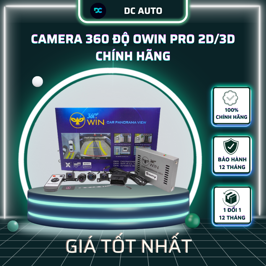 CAMERA 360 ĐỘ OWIN PRO 2D/ 3D CHÍNH HÃNG