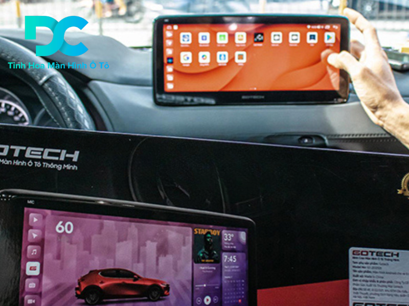 Màn hình Gotech có giao diện thân thiện, và nhiều tính năng thông minh